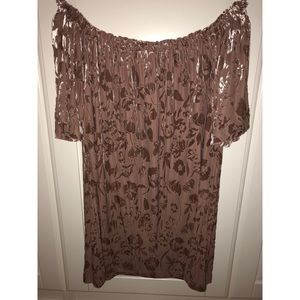 Off the shoulder velvet dress